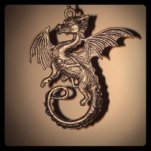 Martial Arts Silver Dragon Necklace !🔥🔥🔥